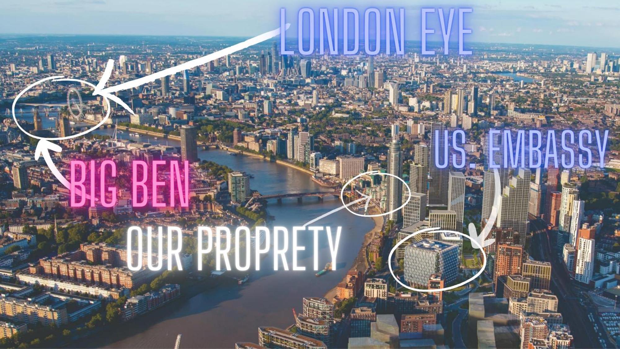 Vauxhall Large 2bedroom With Amazing River View Panoramic Balcony * Лондон